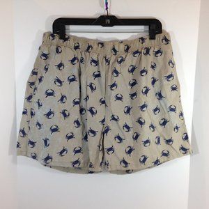 Beach Rays Swim Trunks Tan Mens Mesh Lined